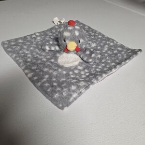 Mary Meyer Baby Gray Chicken Rooster Plush Lovey Security Blanket Farm Animal
